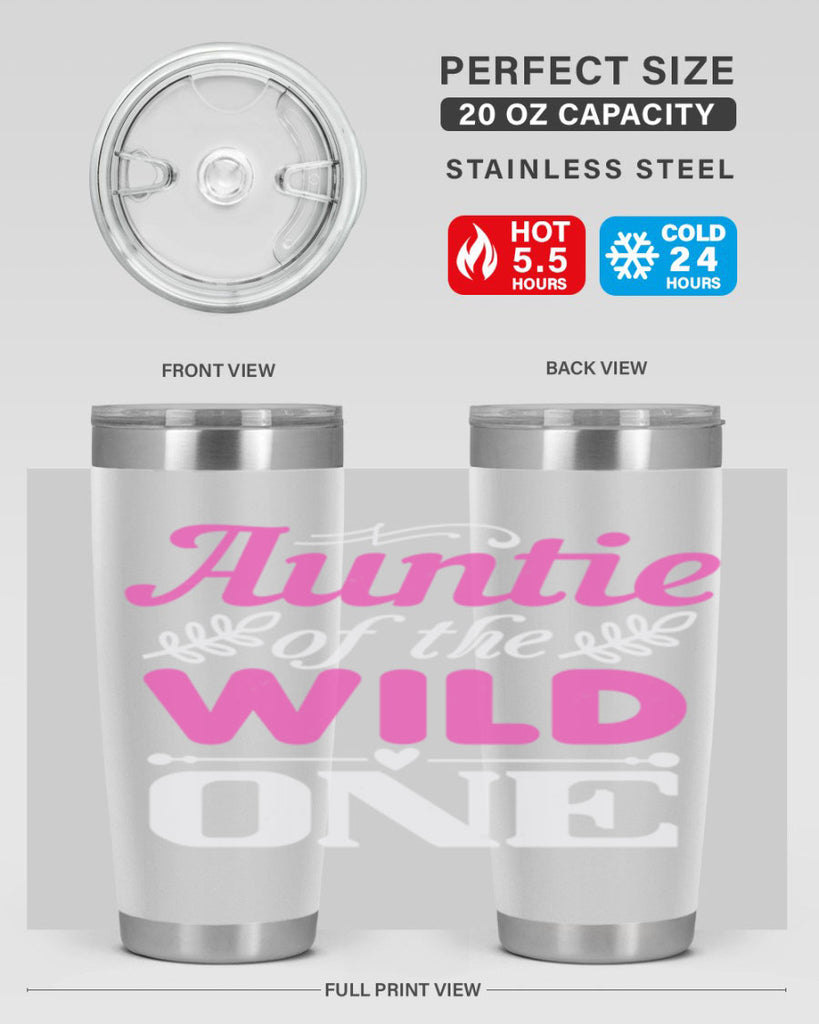 auntie of the wild one Style 63#- aunt- Tumbler