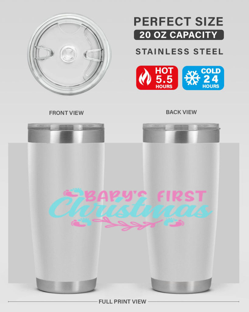 babys first christmas Style 287#- baby- tumbler