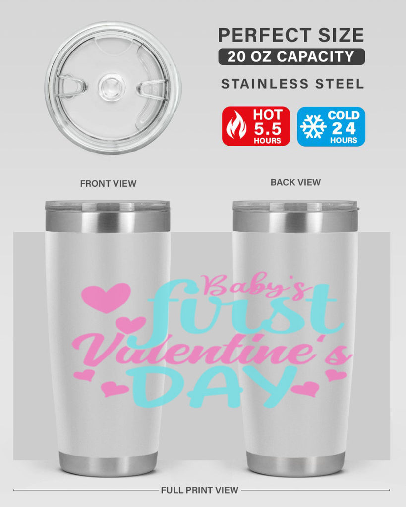 babys first valentines day Style 281#- baby- tumbler