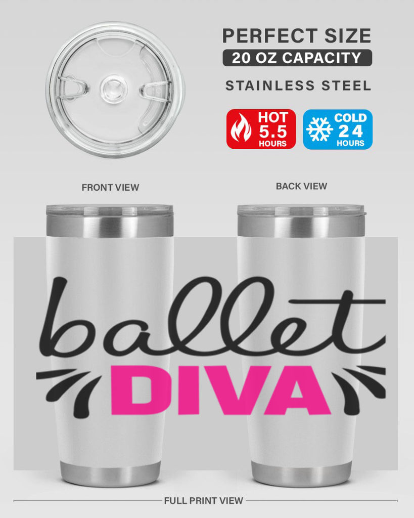 ballet diva 3#- ballet- Tumbler