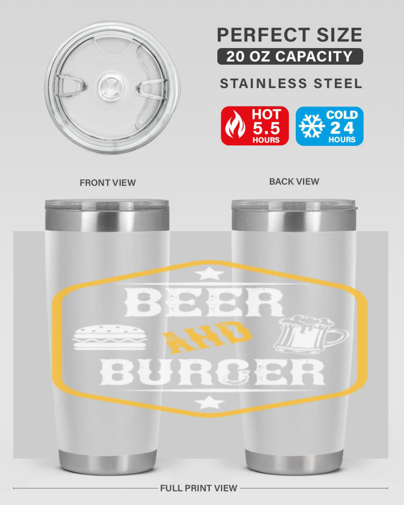 beer and burger 111#- beer- Tumbler