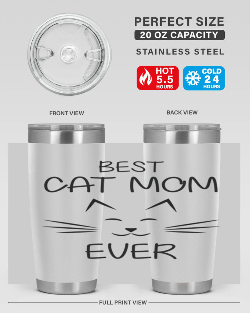 best cat mom ever 210#- mom- Tumbler