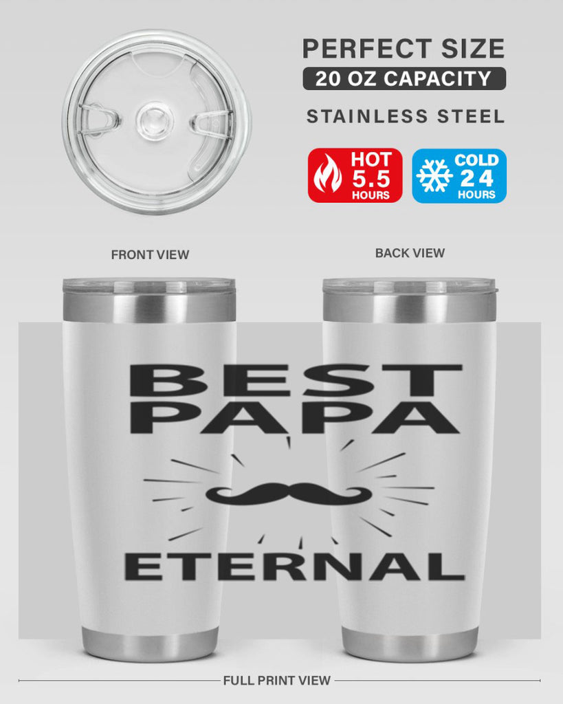 best papa png 92#- grandpa - papa- Tumbler