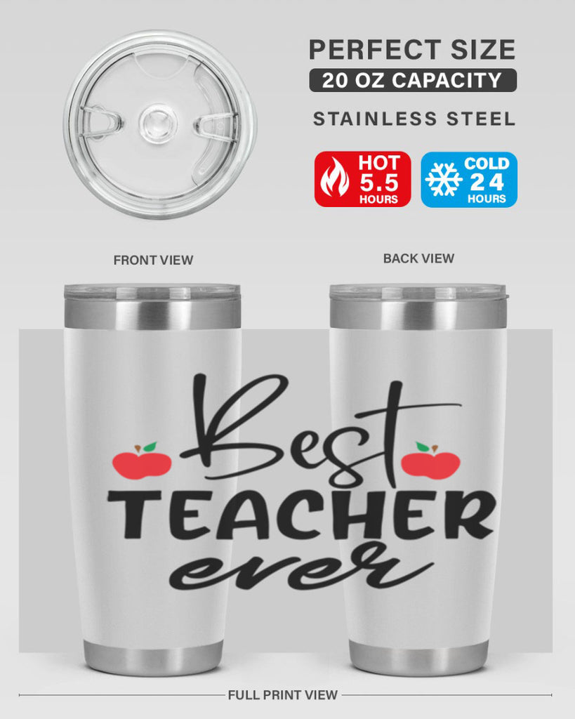 best teacher ever Style 188#- teacher- tumbler