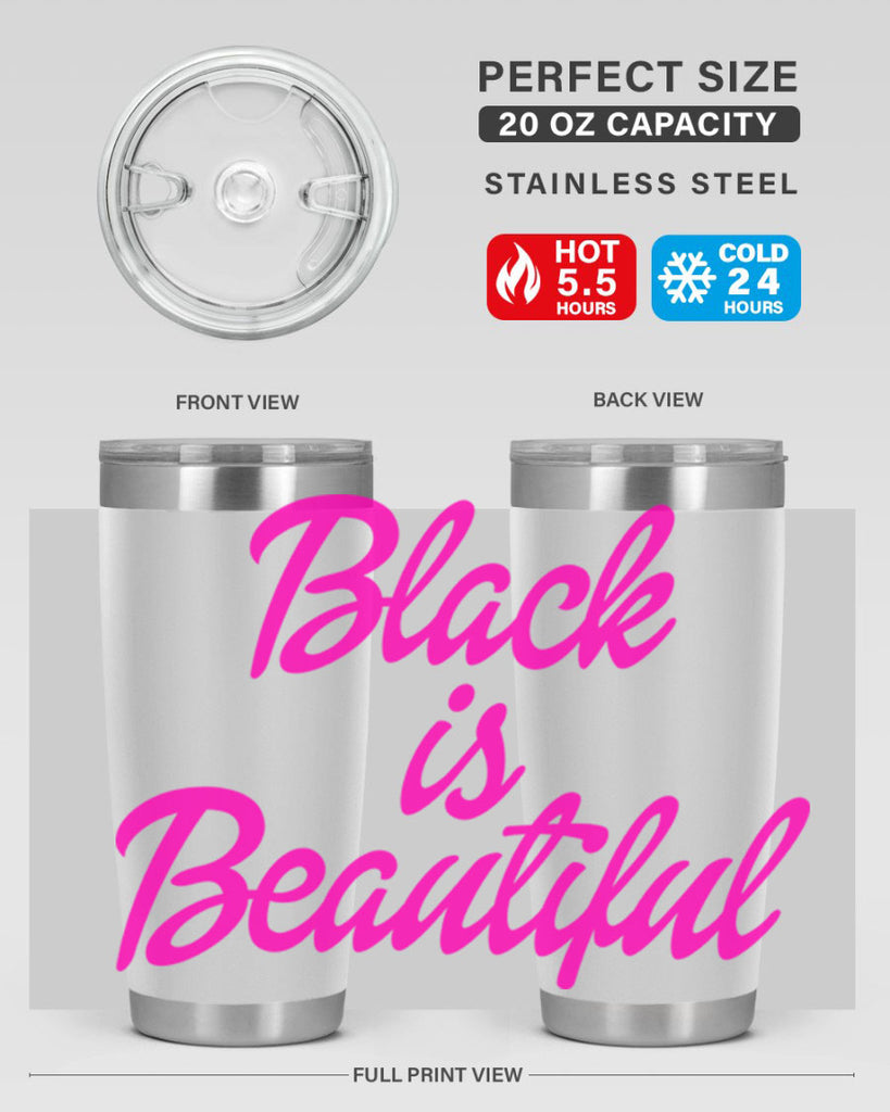 black is beautiful 200#- black words phrases- Cotton Tank