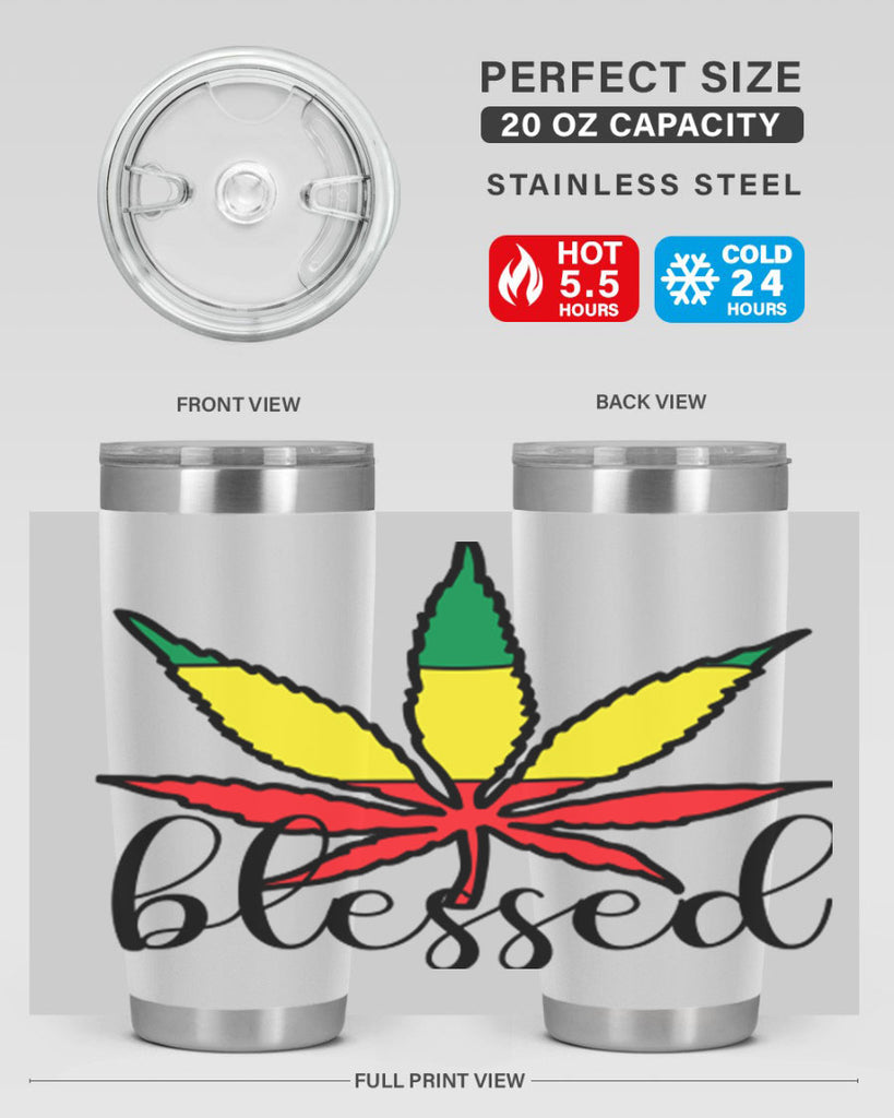 blessed cannabis jamacian 18#- marijuana- Tumbler