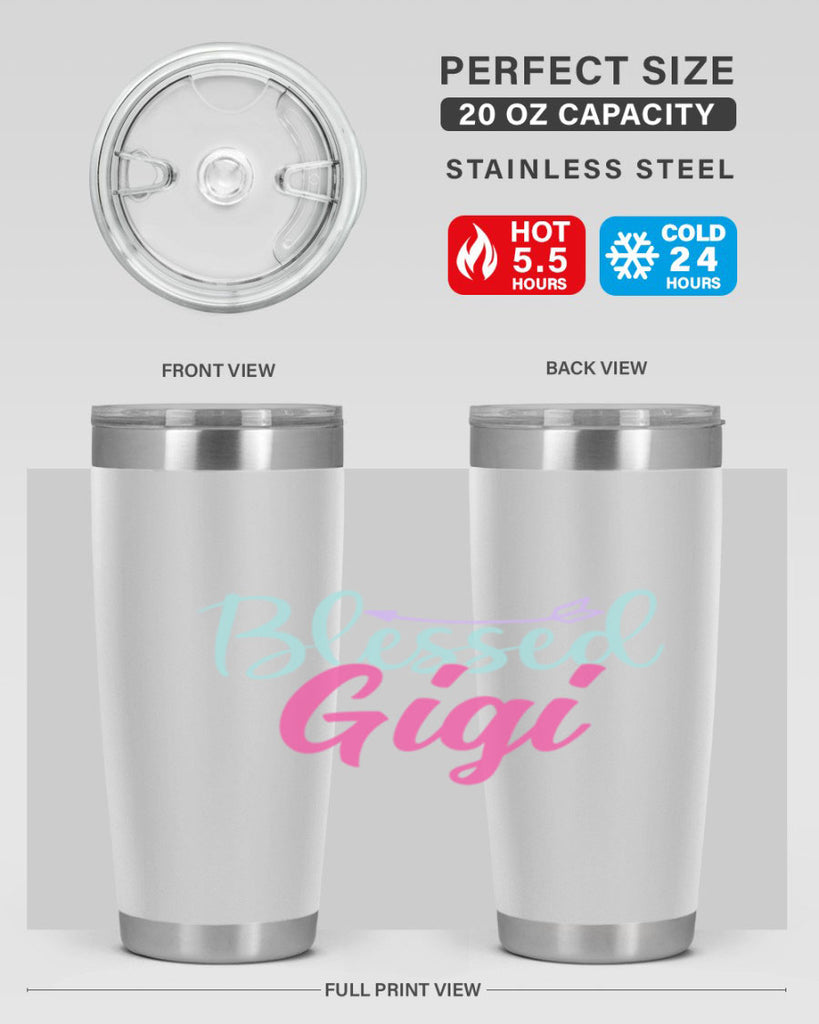 blessed gigi 65#- grandma - nana- Tumbler