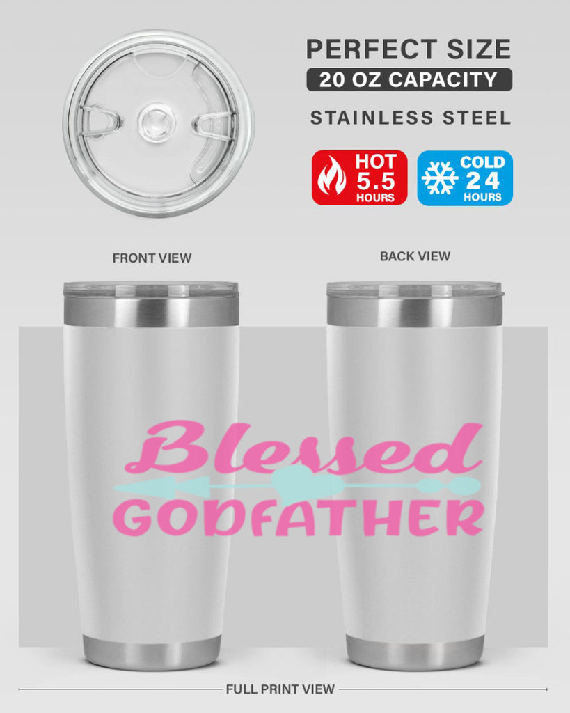 blessed godfather 4#- God Parent- Tumbler