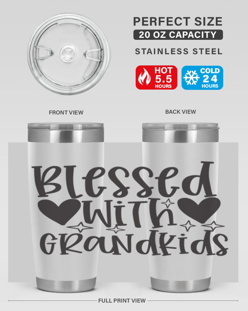 blessed with grandkids 415#- mom- Tumbler