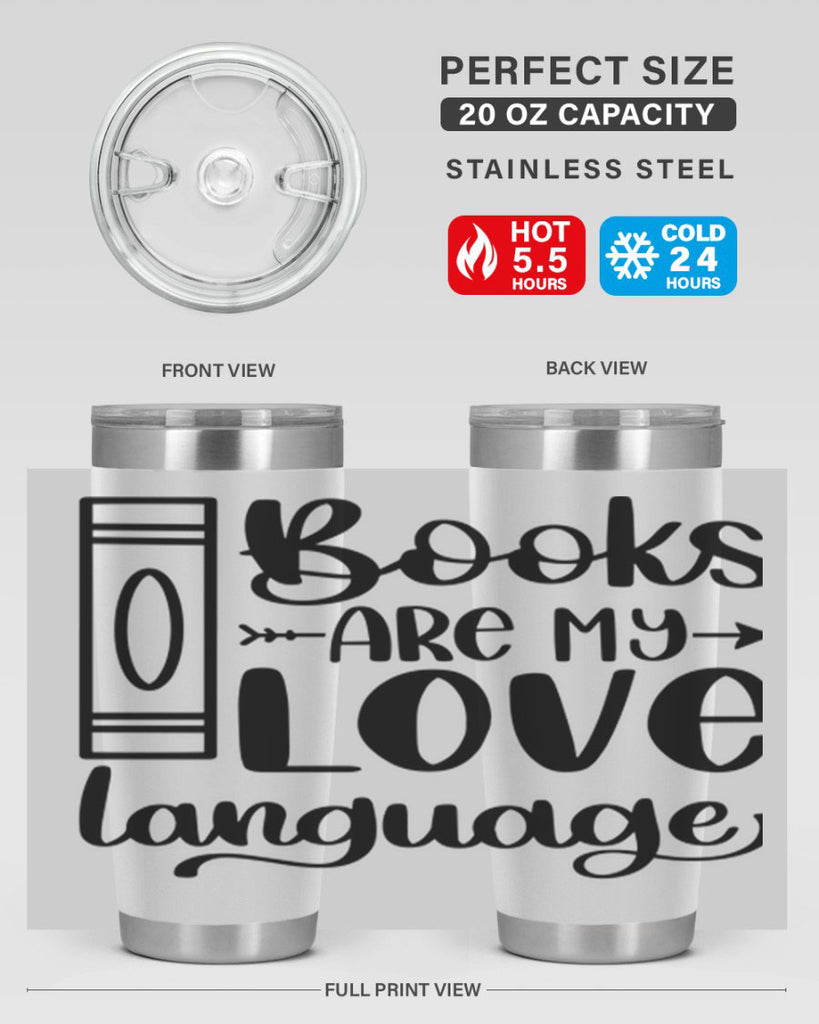 books are my love language 46#- reading- Tumbler