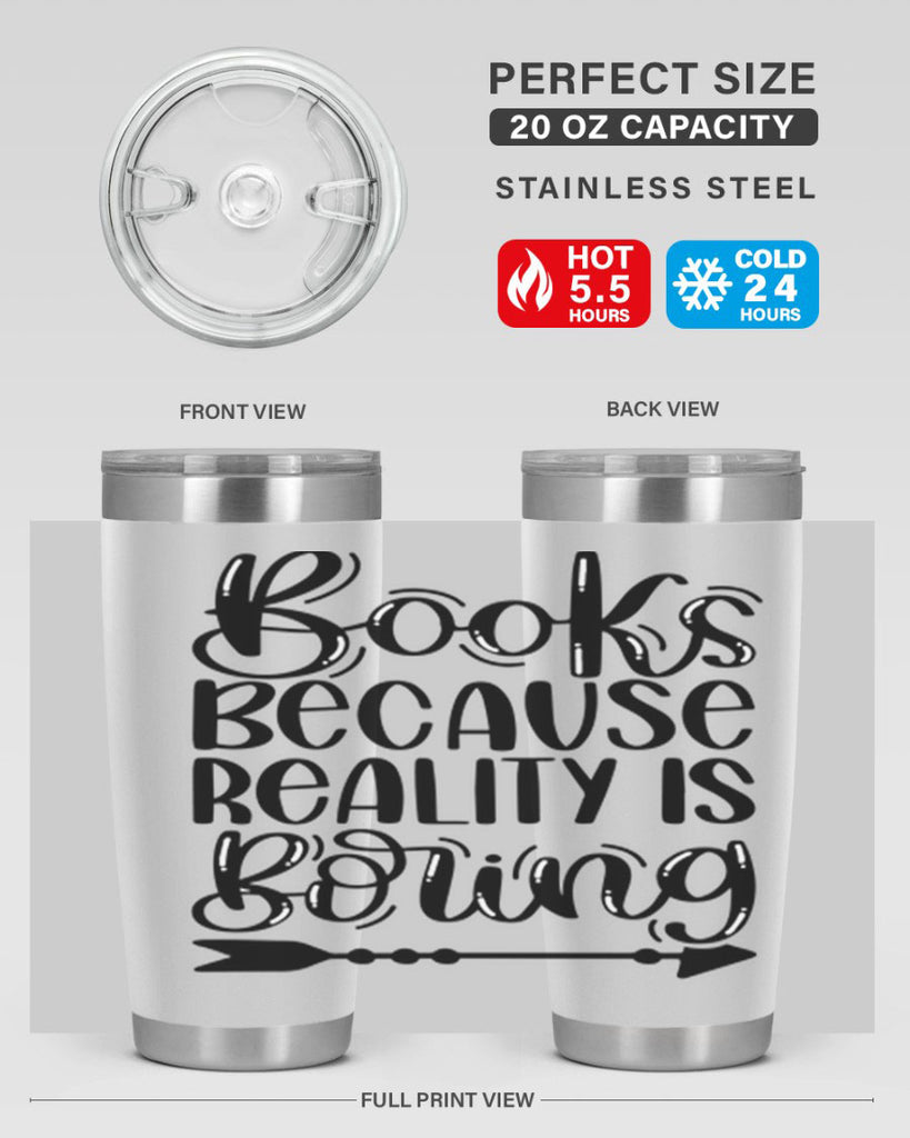 books because reality is boring 45#- reading- Tumbler