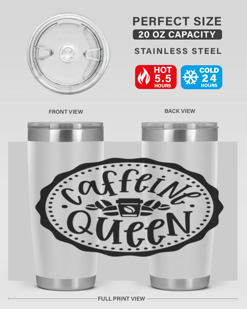 caffeine queen 185#- coffee- Tumbler