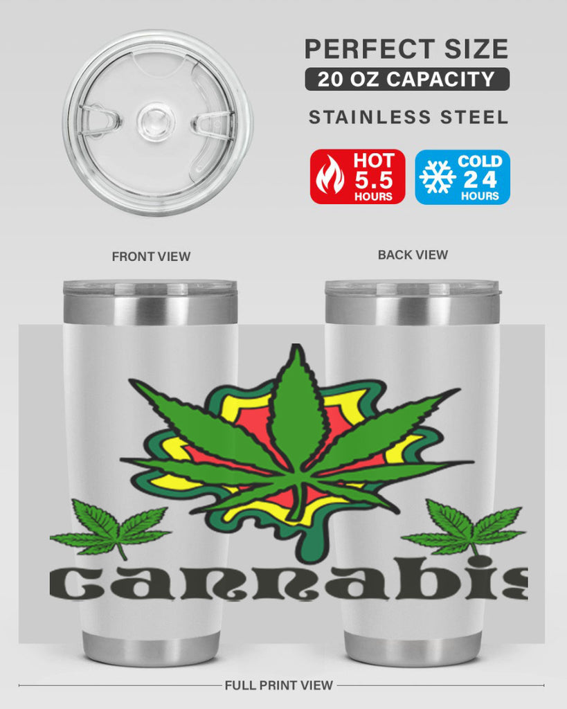 cannabis a 39#- marijuana- Tumbler