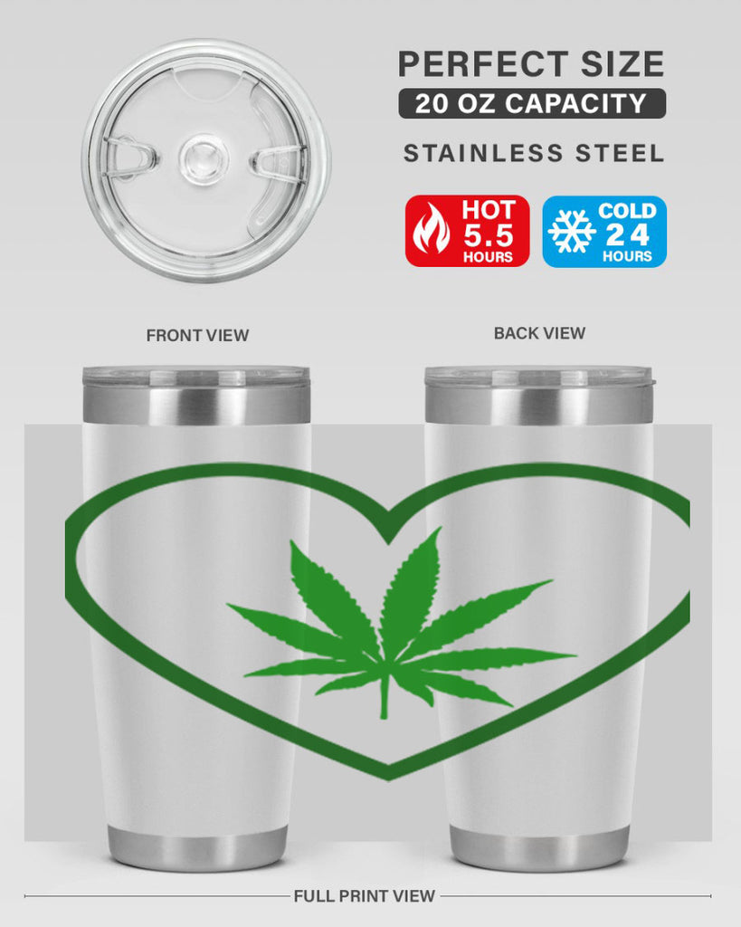 cannabis art 42#- marijuana- Tumbler