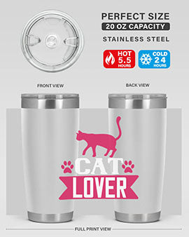cat lover Style 32#- cat- Tumbler