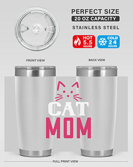 cat mom Style 34#- cat- Tumbler