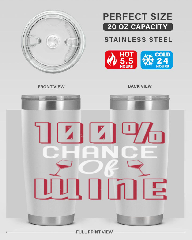 chance of wine 219#- wine- Tumbler