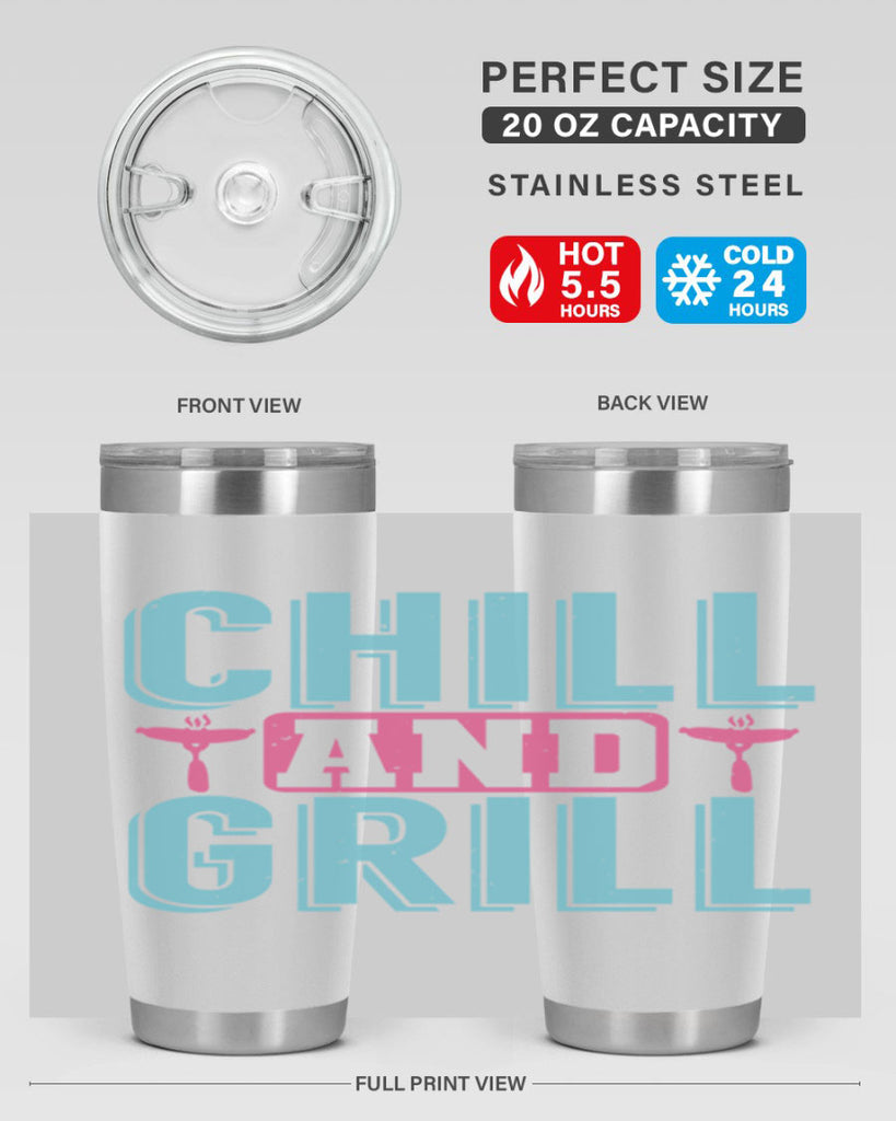 chill and grill 49#- bbq- Tumbler