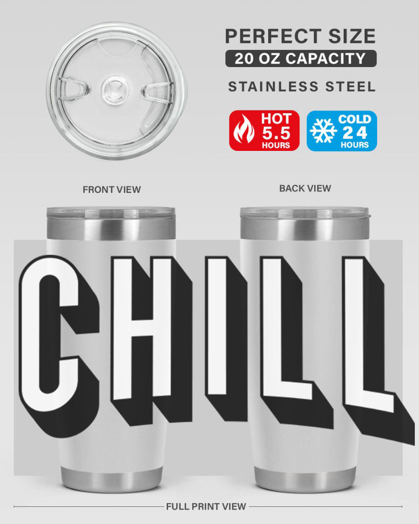 chill netflix 186#- black words phrases- Cotton Tank