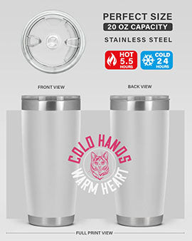 cold hands warm heart Style 42#- cat- Tumbler