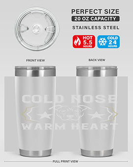 cold nose warm heart Style 48#- dog- Tumbler