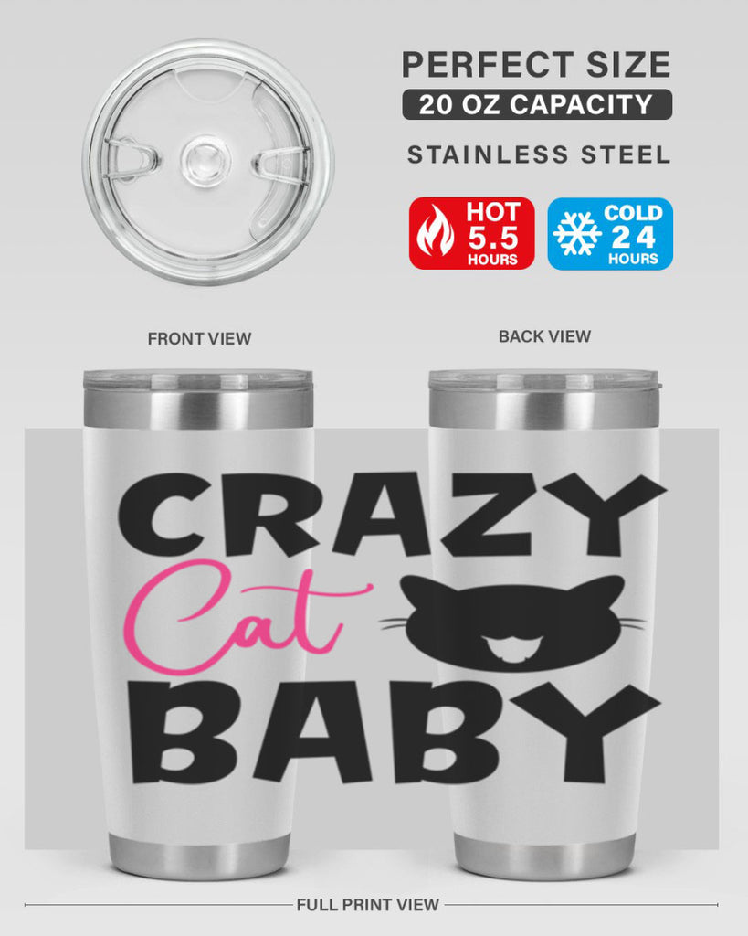 crazy cat baby Style 270#- baby- tumbler