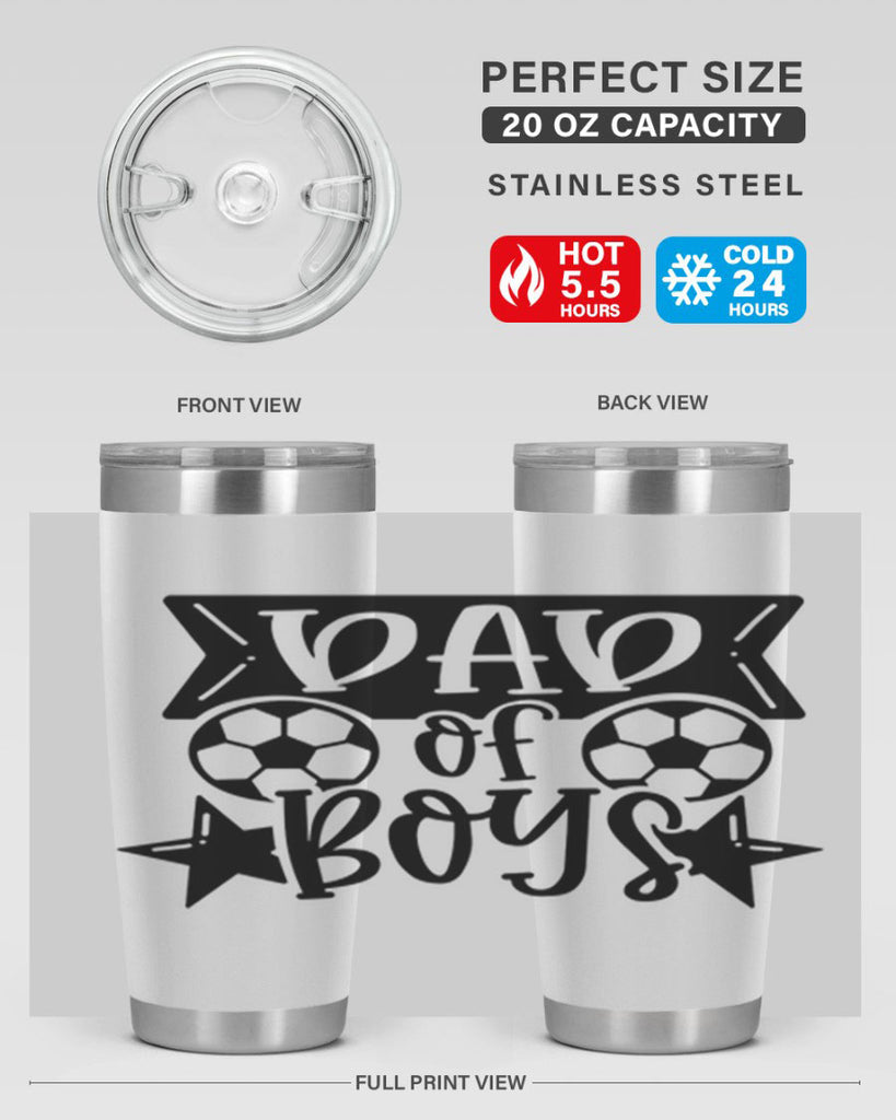 dad of boy 61#- fathers day- Tumbler