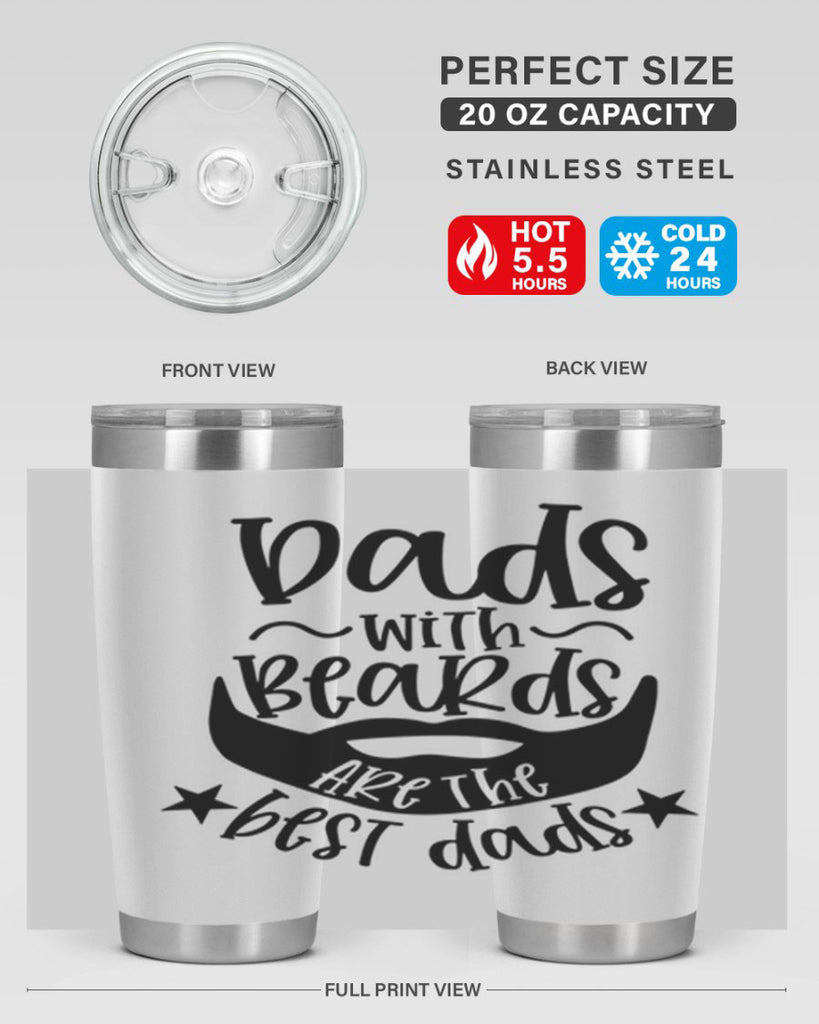 dads with beards are the best dads 53#- fathers day- Tumbler