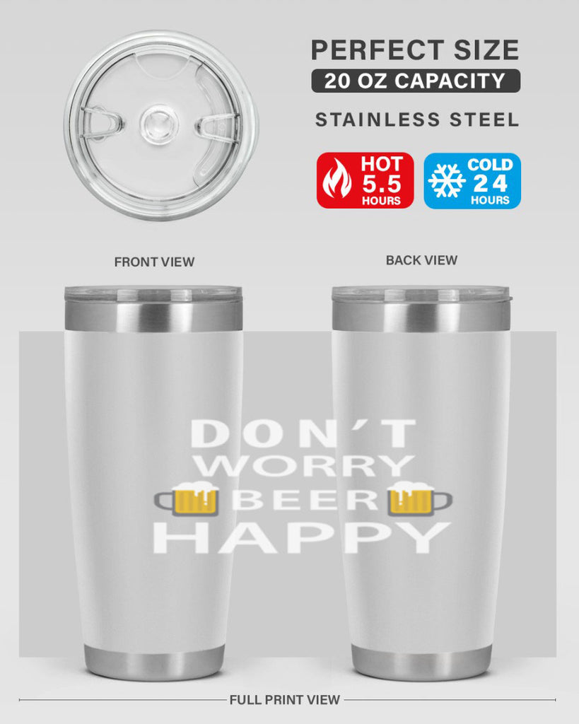 dont worry 94#- beer- Tumbler