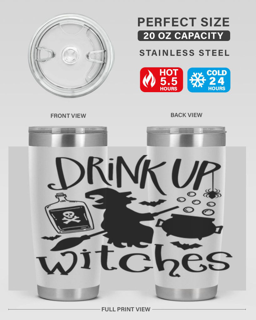 drink up witches 79#- halloween- Tumbler