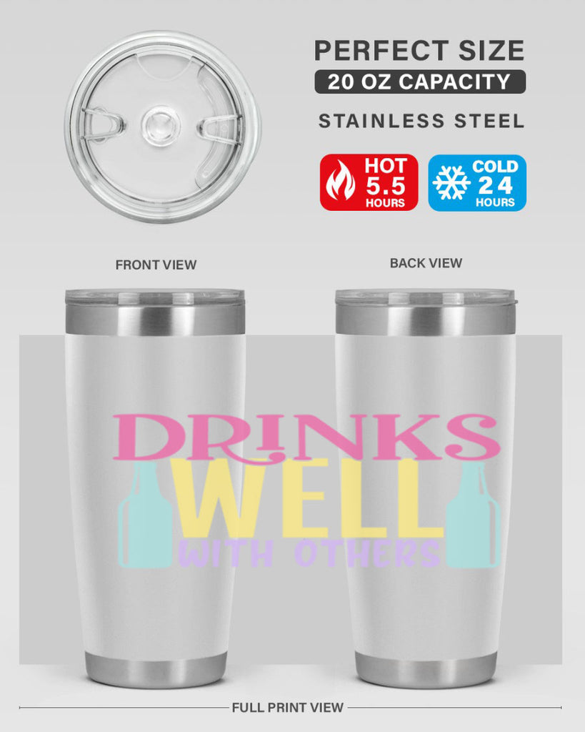 drinks well with others 129#- beer- Tumbler