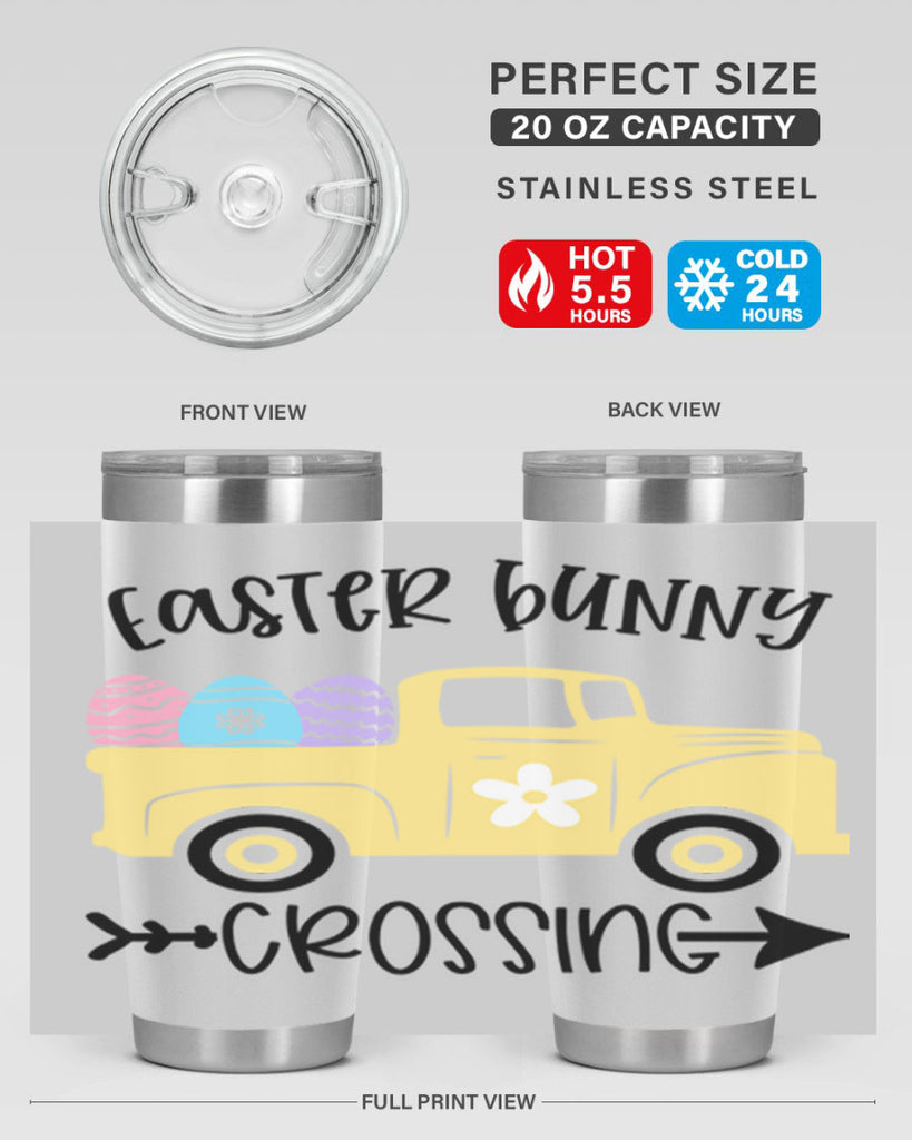 easter bunny crossing 59#- easter- Tumbler