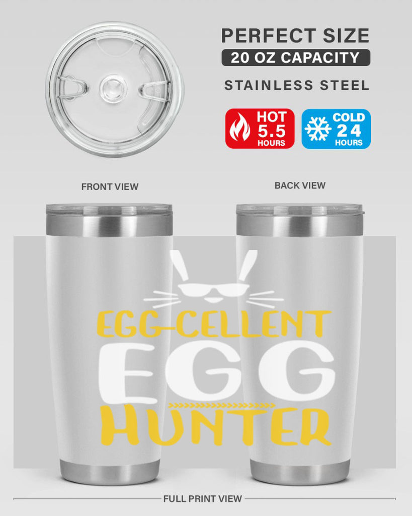 egg cellent egg hunter 82#- easter- Tumbler