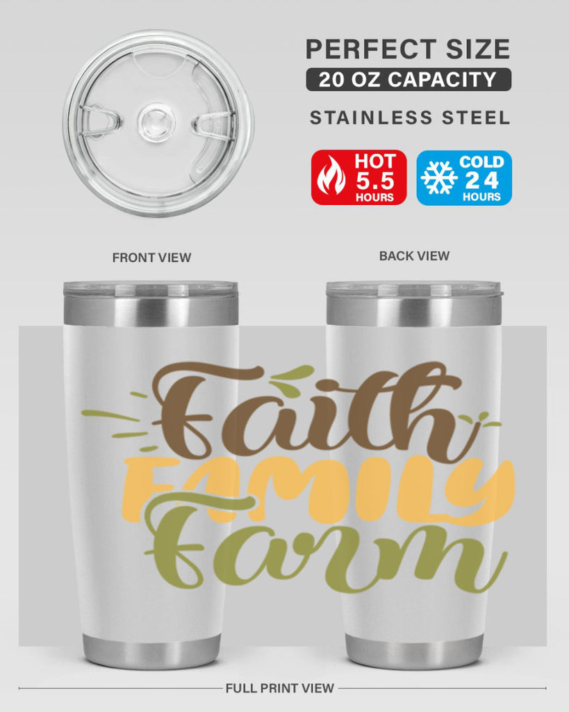 faith family farm 17#- farming and gardening- Tumbler