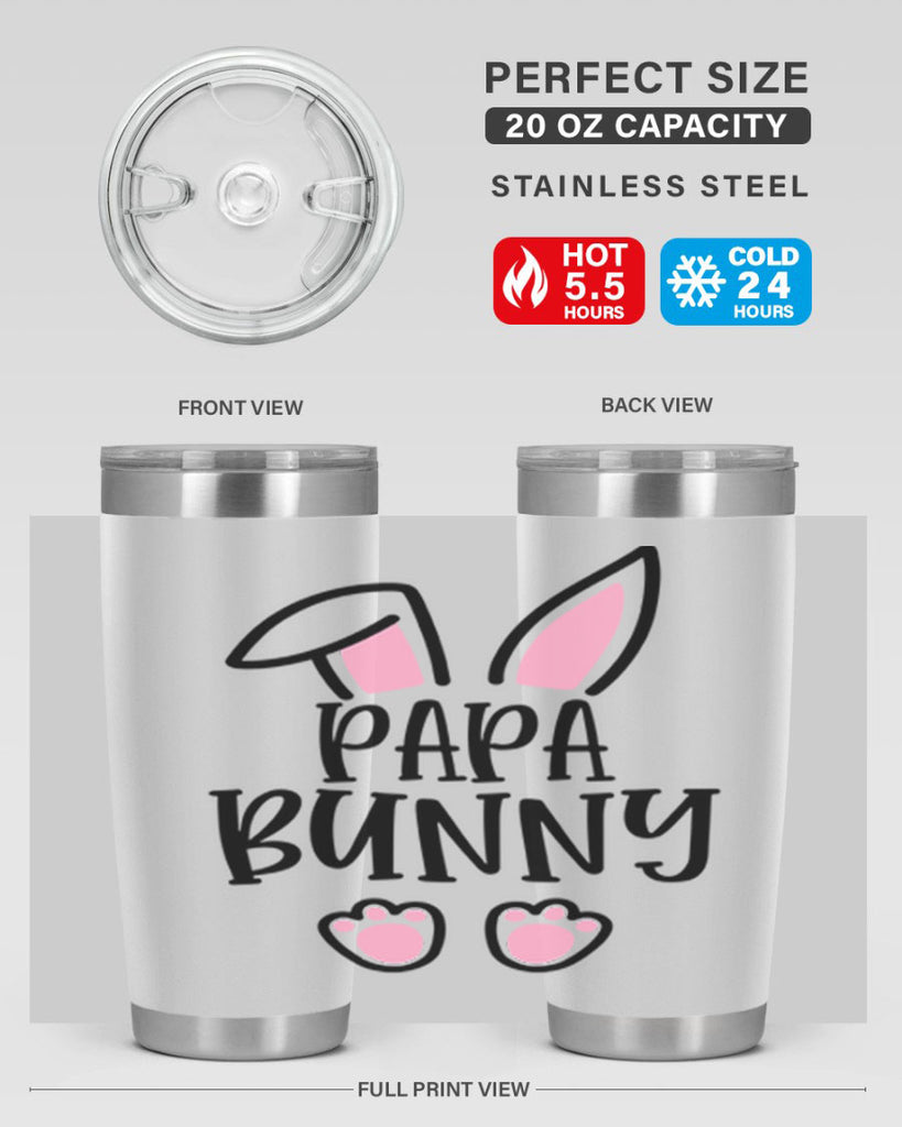 familypapa bunny 48#- easter- Tumbler