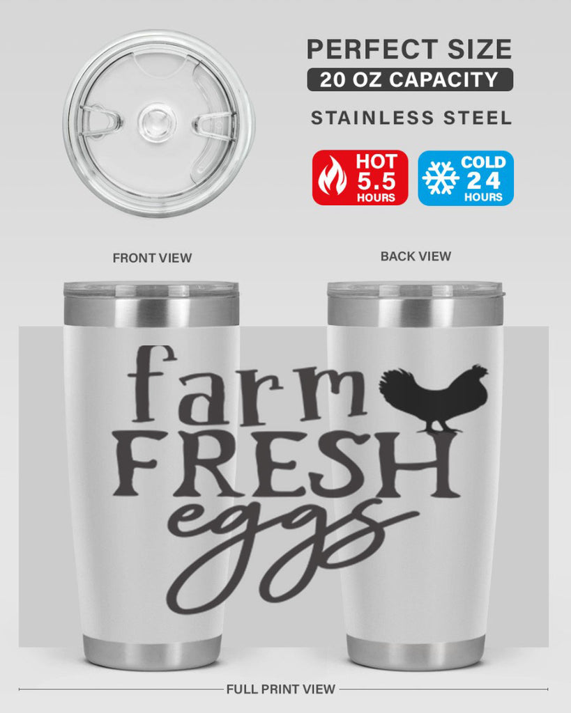 farm fresh eggs 102#- kitchen- Tumbler