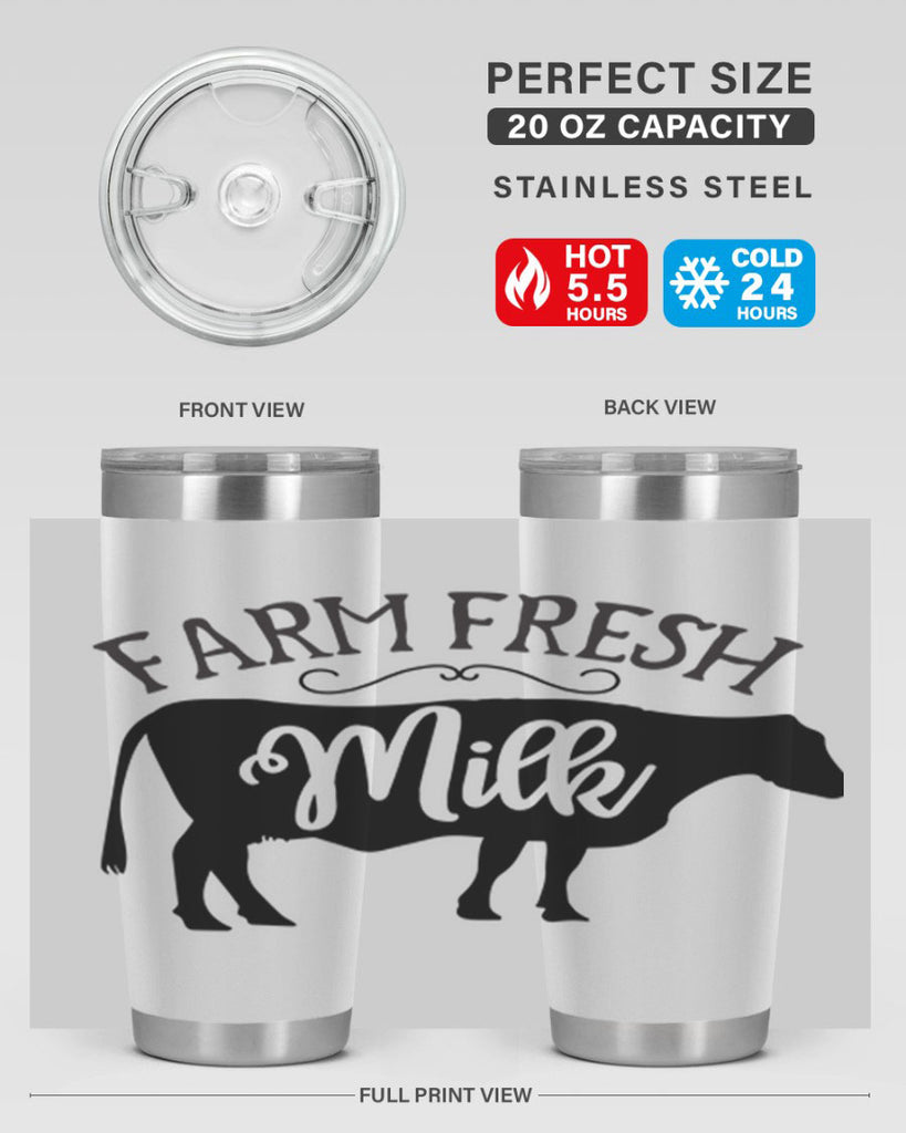 farm fresh milk 101#- kitchen- Tumbler