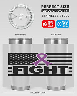 fight 145#- alzheimers- Tumbler