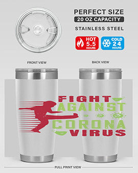 fight against corona virus Style 41#- corona virus- Cotton Tank