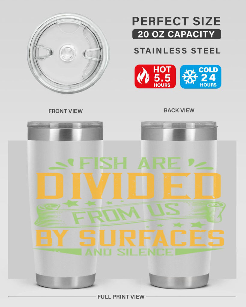 fish are divided from us by surfaces and silence 136#- vegan- Tumbler