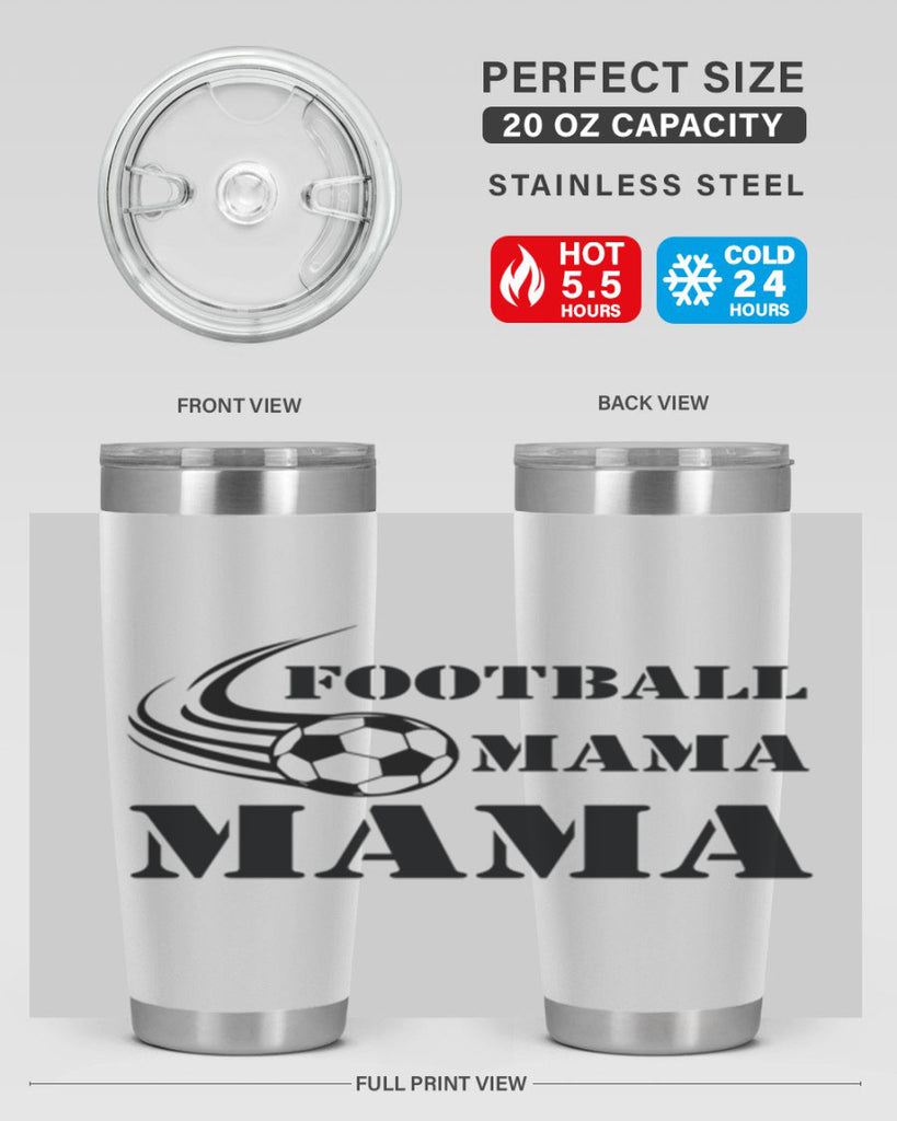 football mama 179#- mom- Tumbler