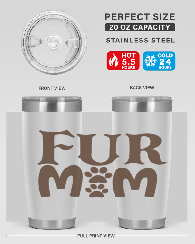 fur mom 266#- mom- Tumbler