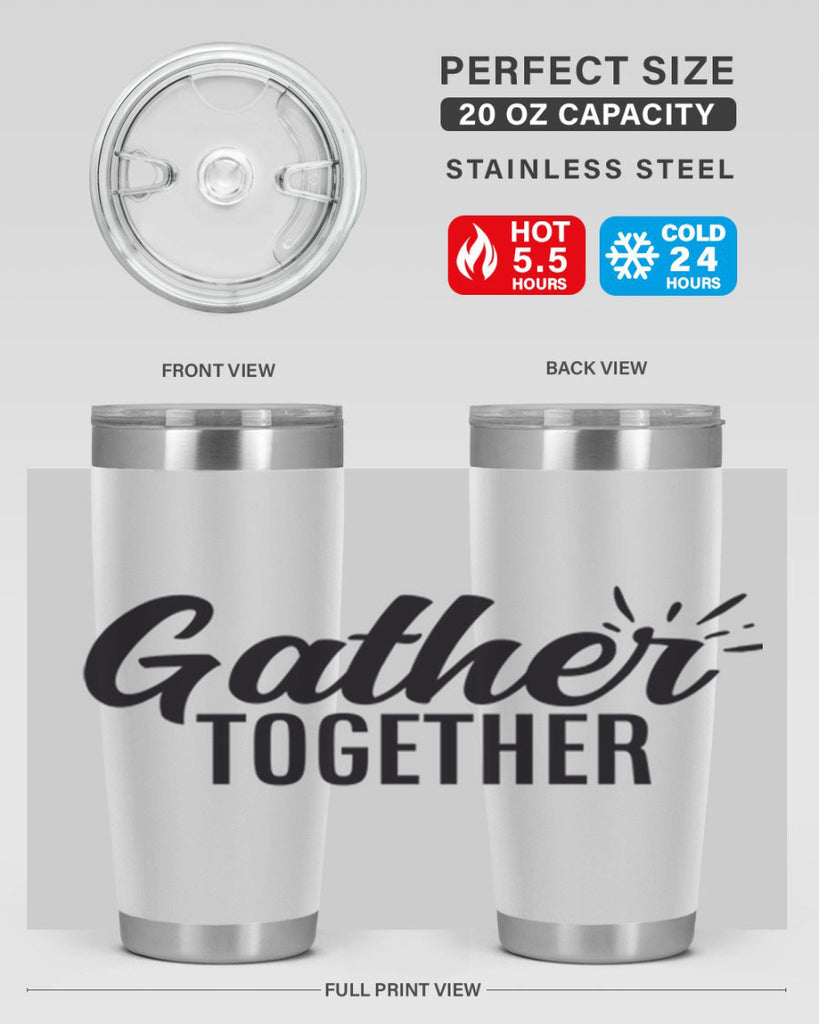 gather together 60#- thanksgiving- Tumbler