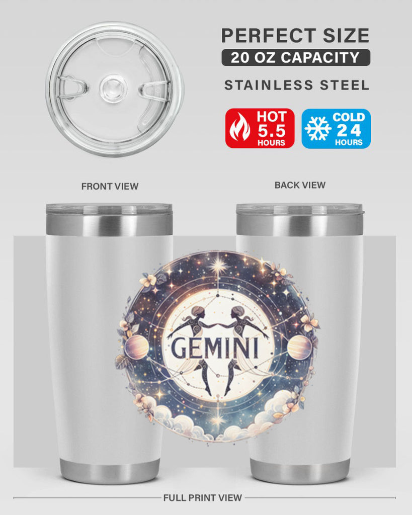 gemini 237#- zodiac- Tumbler