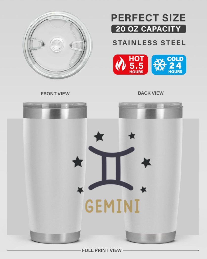 gemini 241#- zodiac- Tumbler