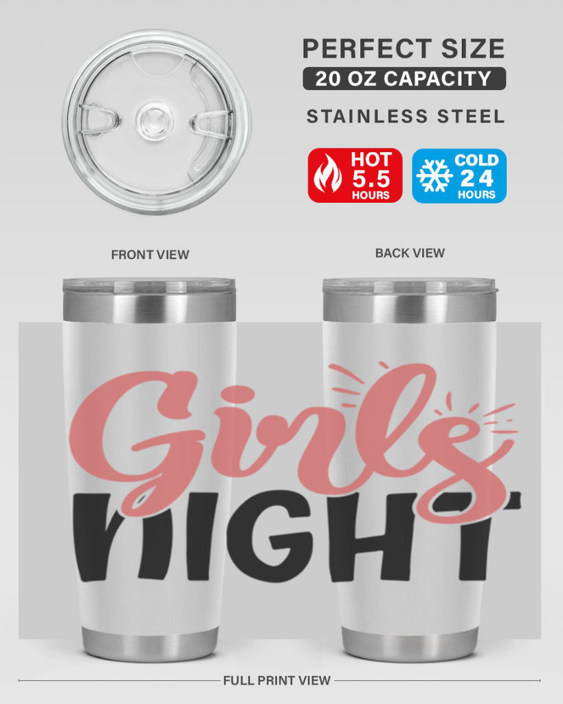 girls night Style 53#- Best Friend- Tumbler