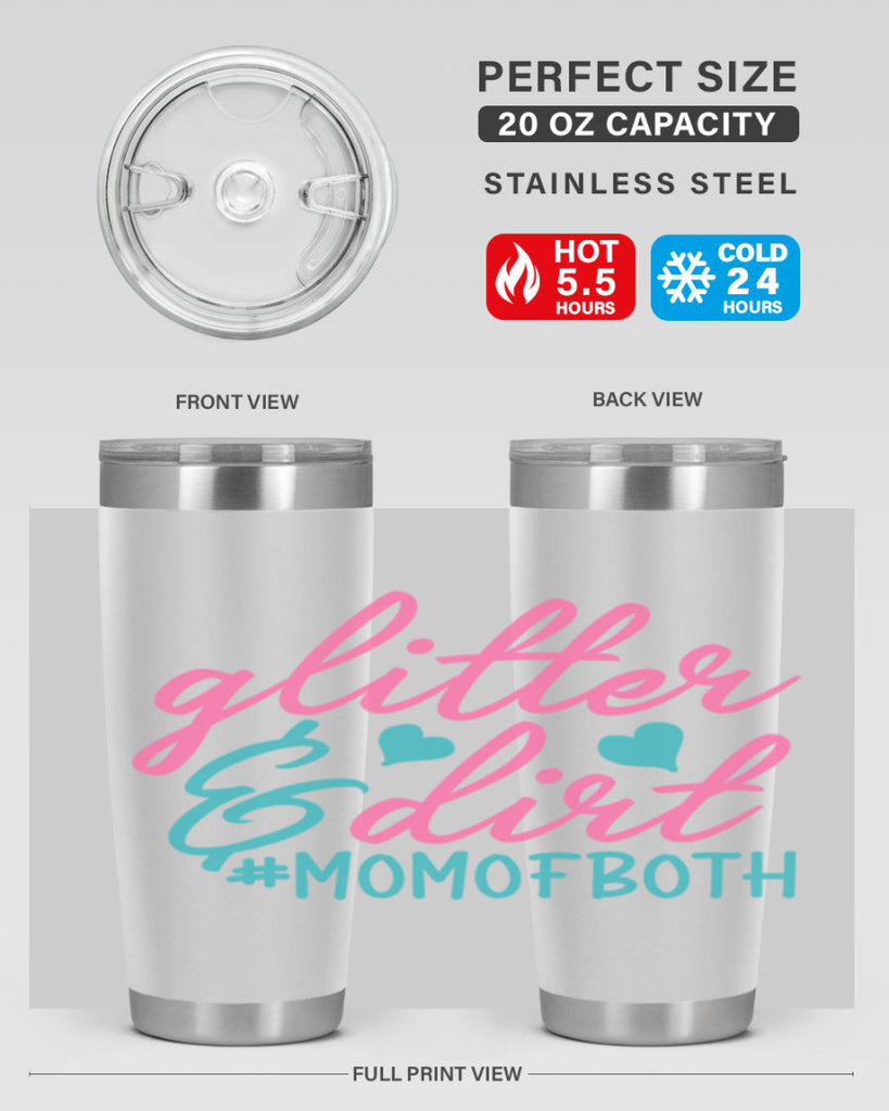 glitter dirt momofboth 265#- mom- Tumbler