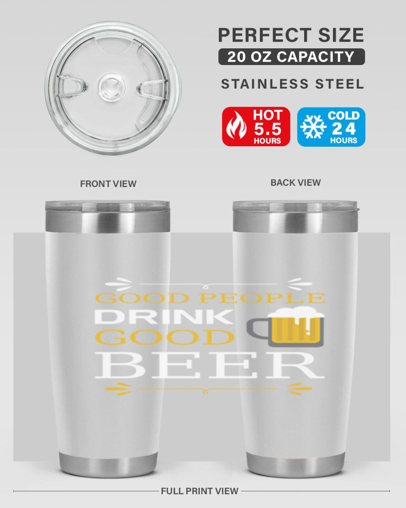 good people drink 87#- beer- Tumbler