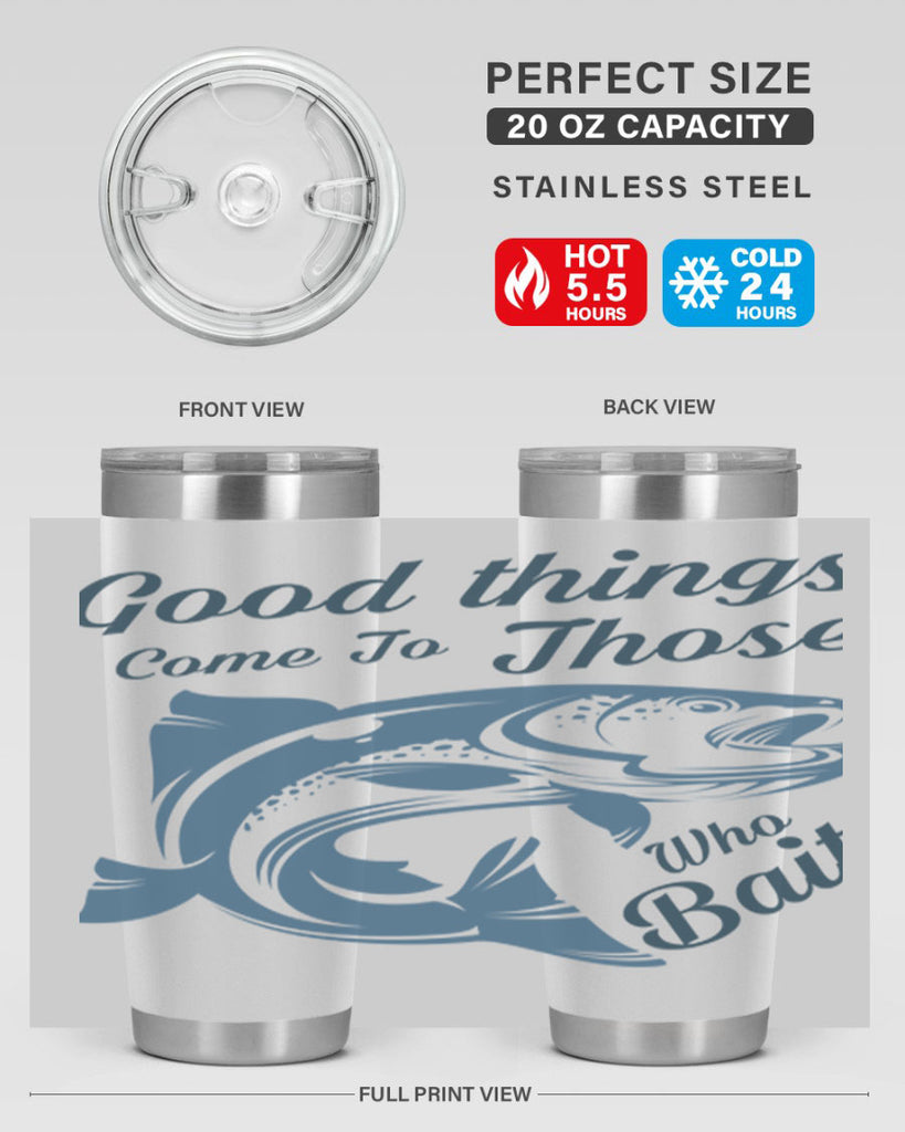 good things 127#- fishing- Tumbler