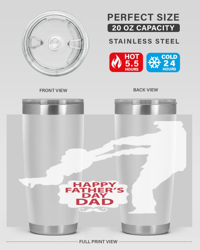 happy father day 246#- fathers day- Tumbler